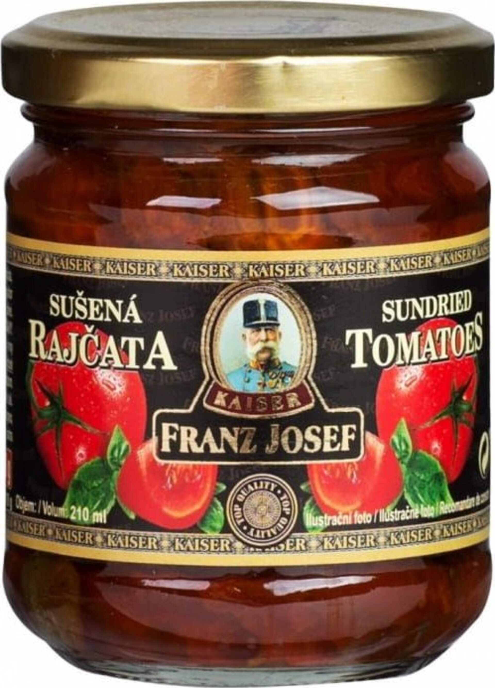 Levně Franz Josef Kaiser Rajčata sušená v oleji 180 ml