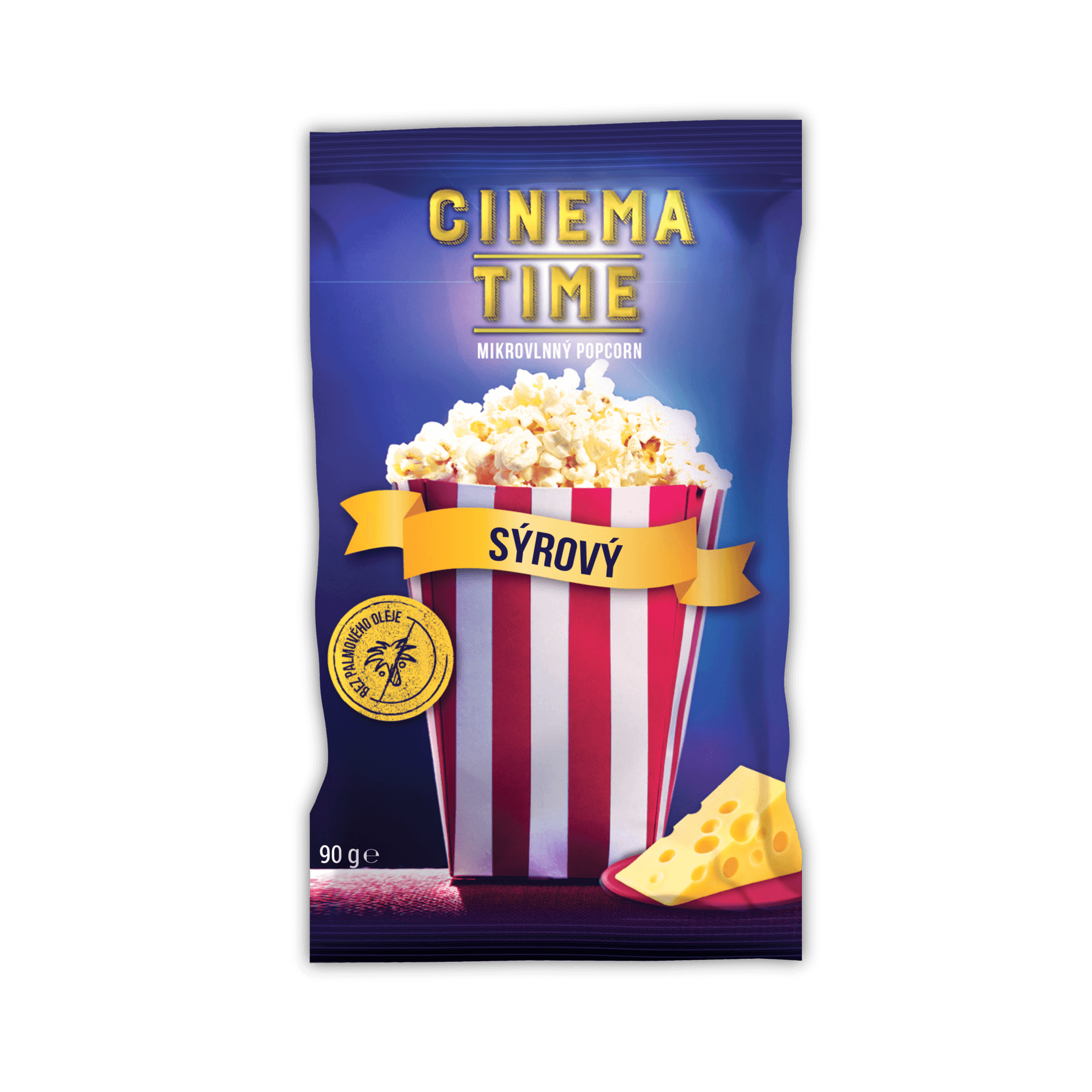 Levně Cinema Time Mikrovlnný popcorn sýrový 90 g