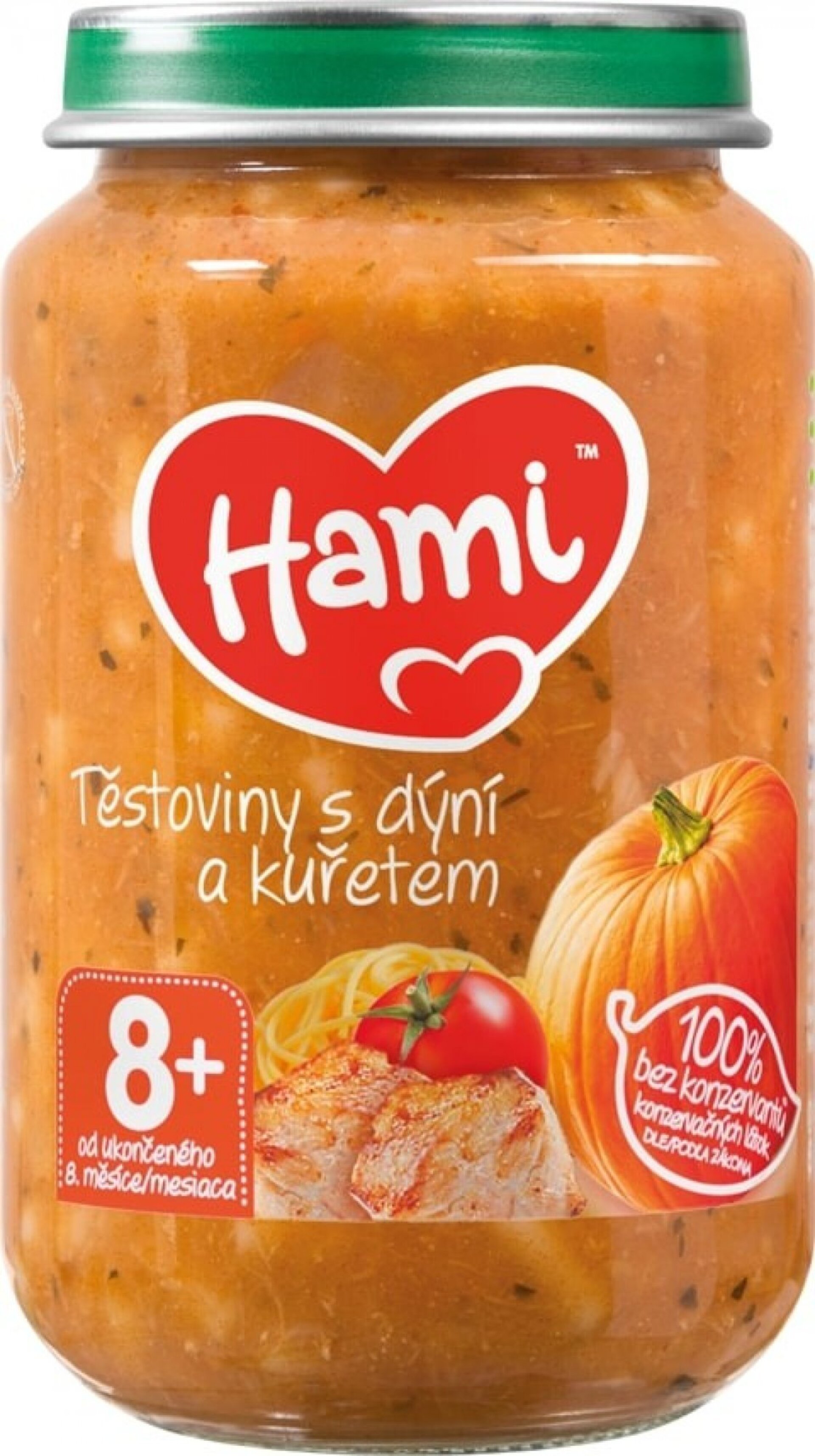 Levně Hami Masozeleninový příkrm Těstoviny s dýní a kuřetem 200 g