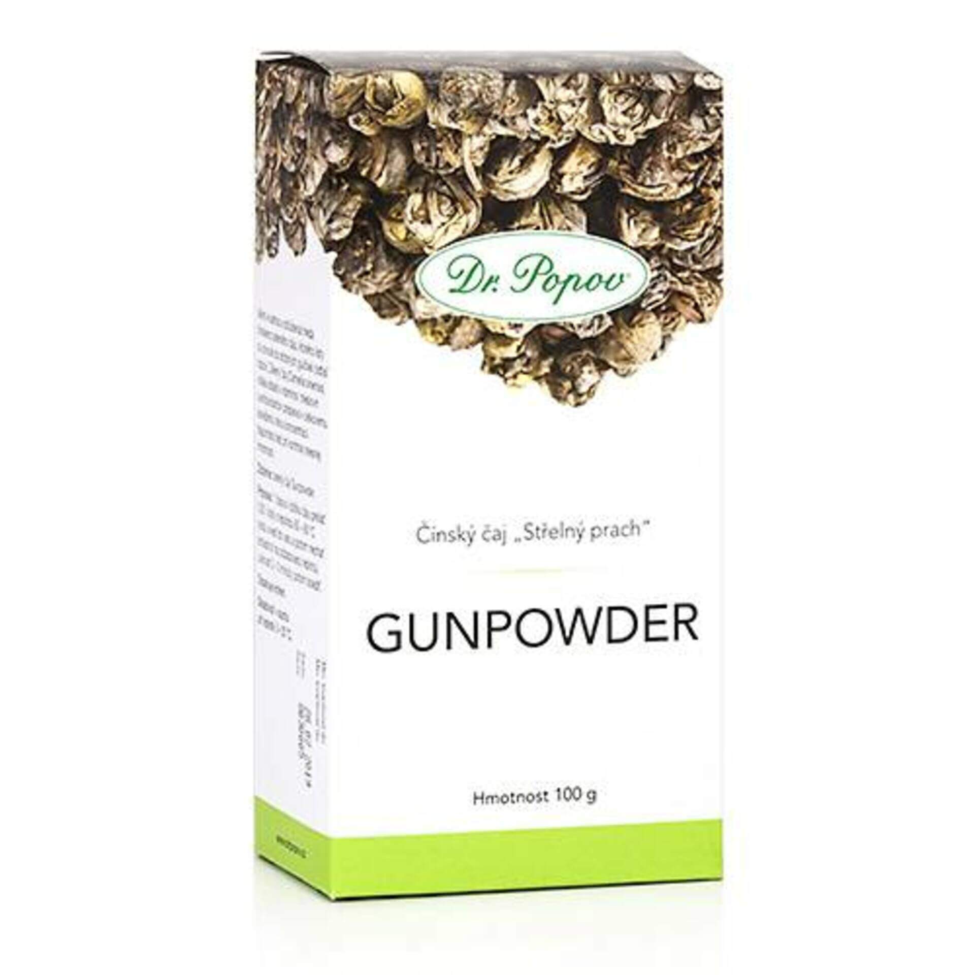 Levně Dr. Popov Zelený čaj Gunpowder 100 g