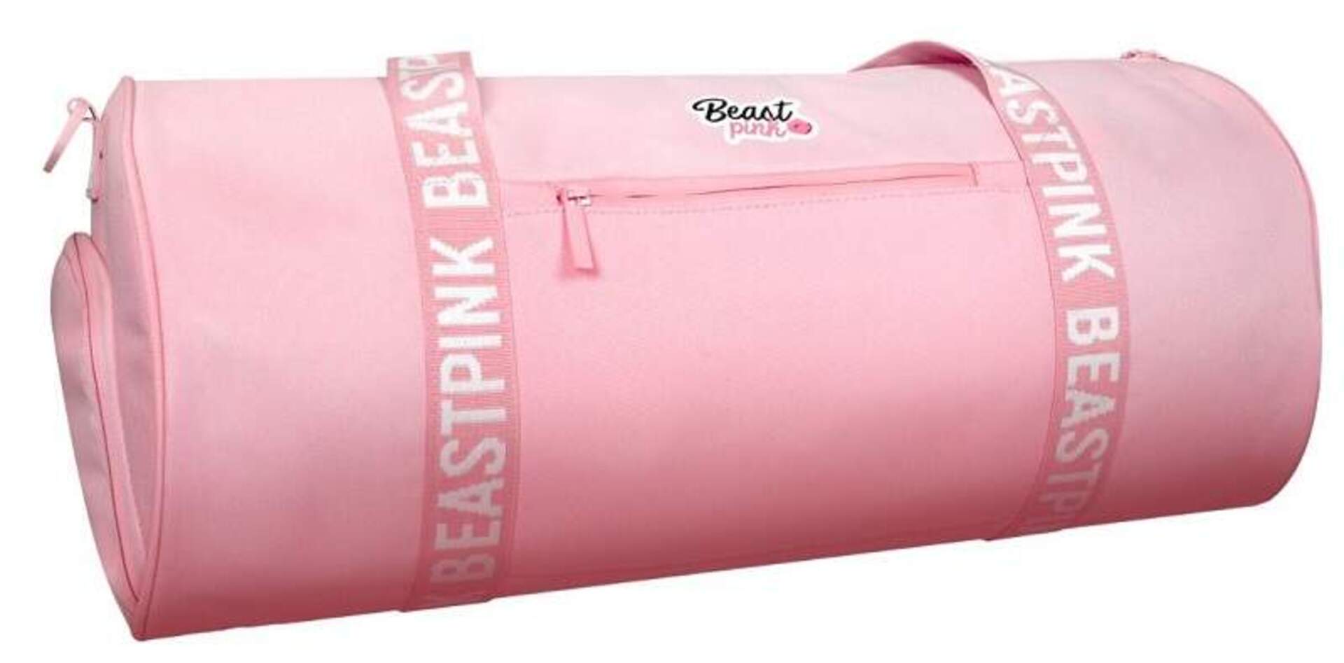Levně BeastPink Sportovní taška Barrel Baby Pink