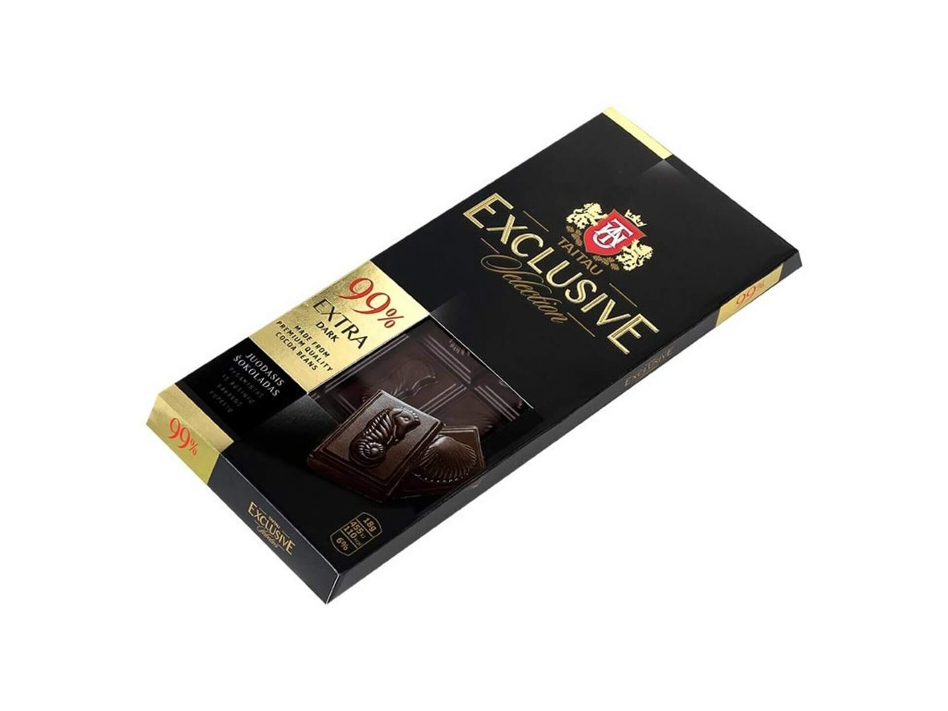 Levně Taitau Exclusive Selection Hořká čokoláda 99% 90 g