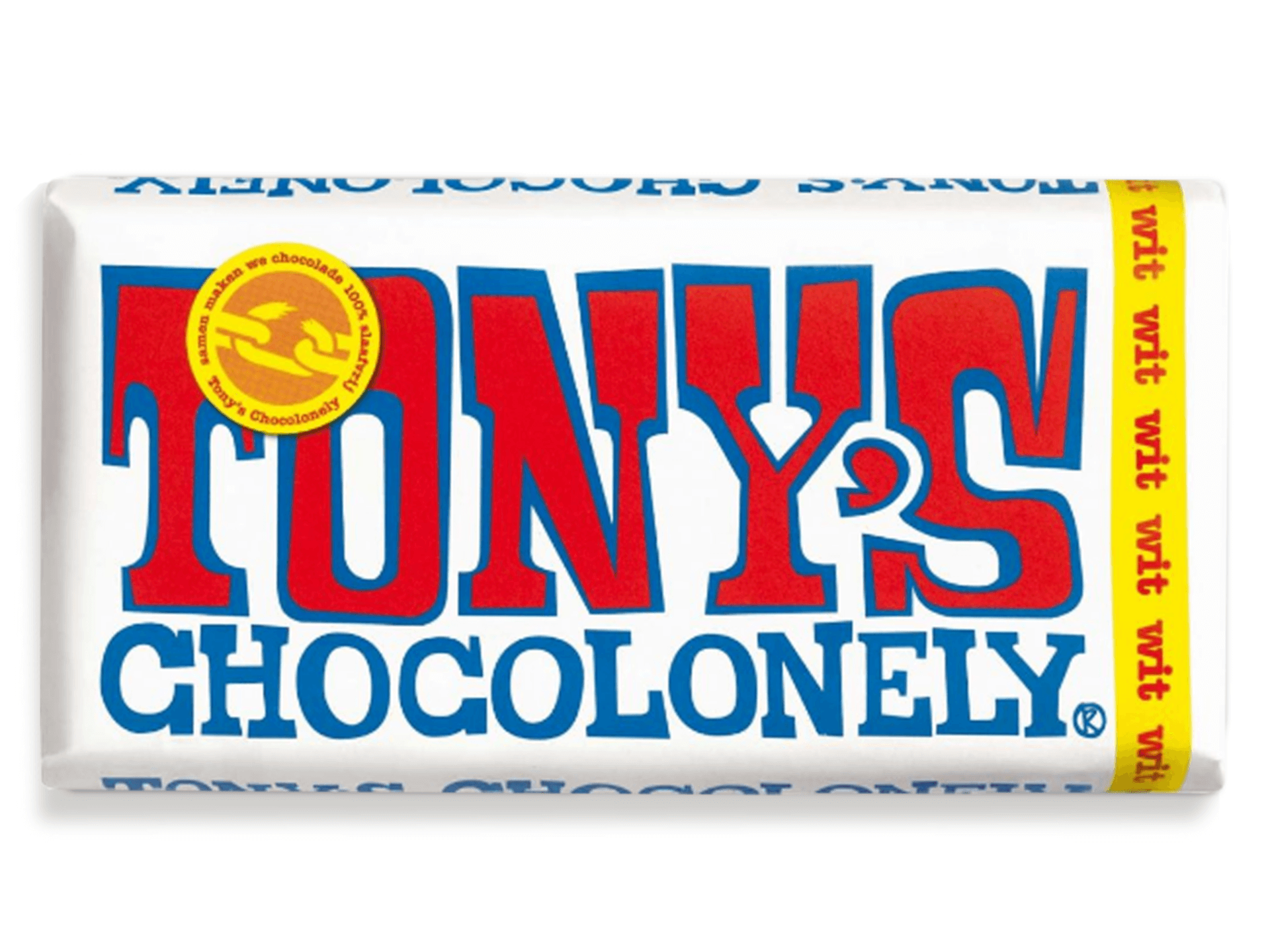 Levně Tony’s Chocolonely Bílá čokoláda 180 g