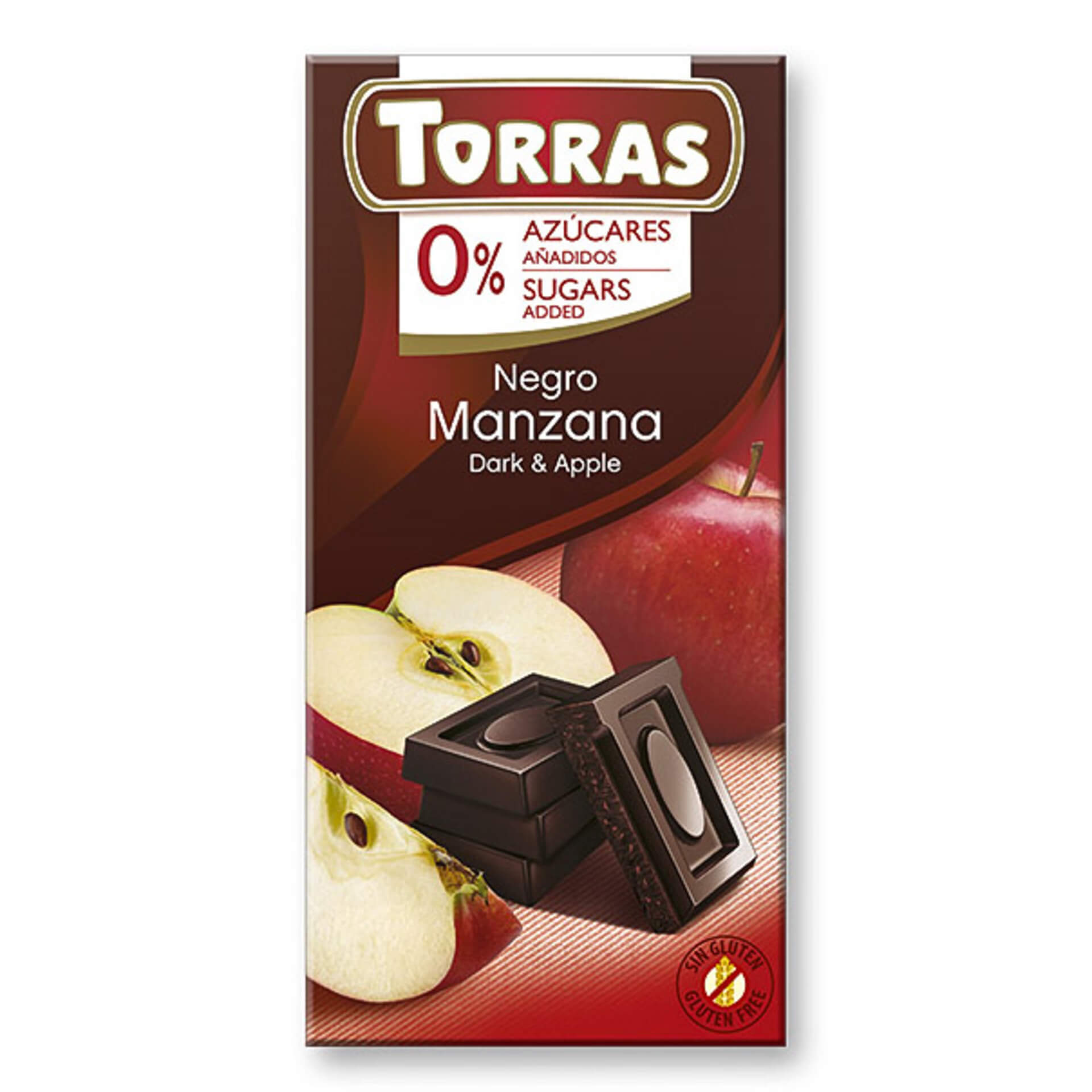 Levně Torras Hořká čokoláda s jablkem 75 g