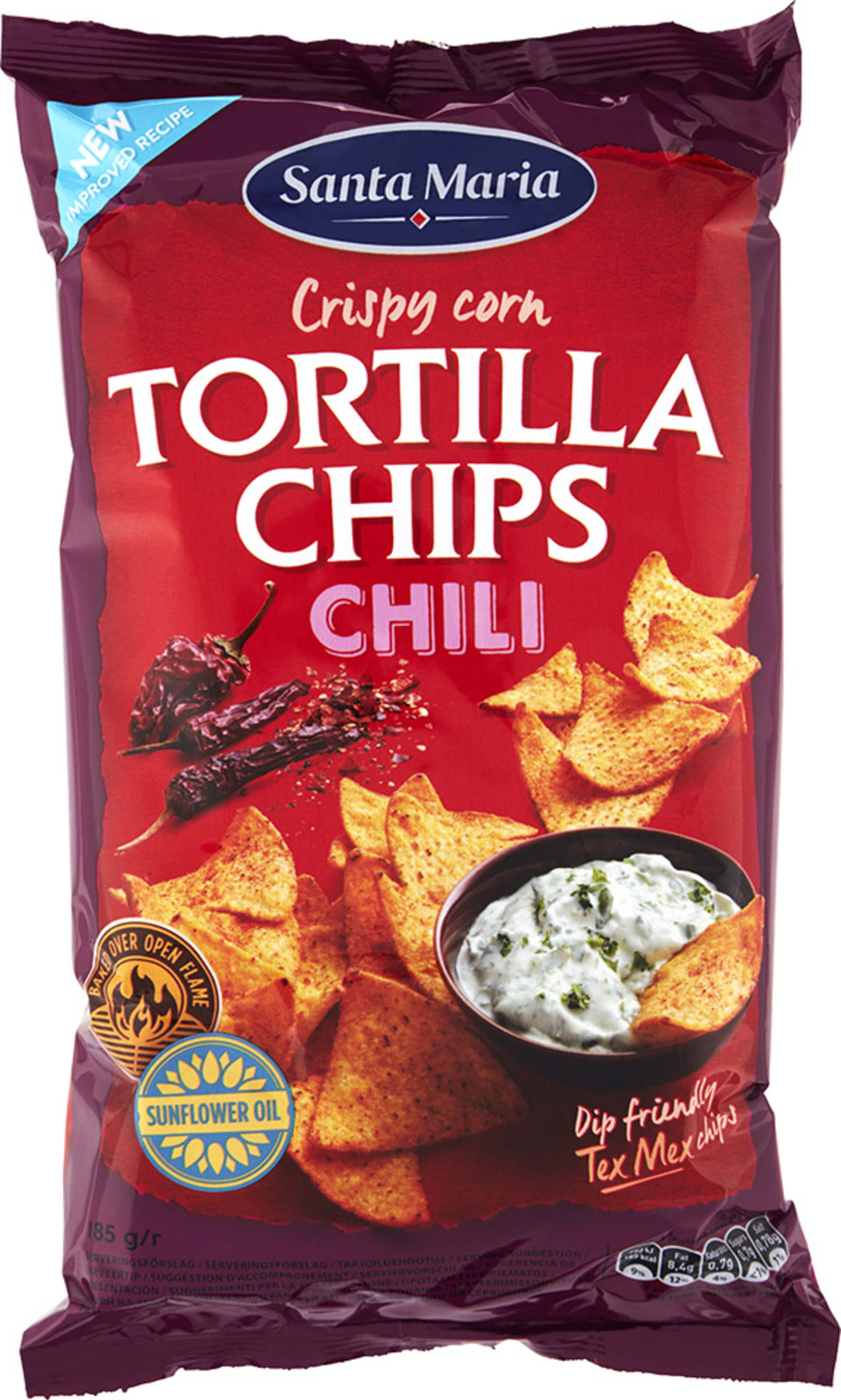 Levně Santa Maria Tortilla chips chilli 185 g