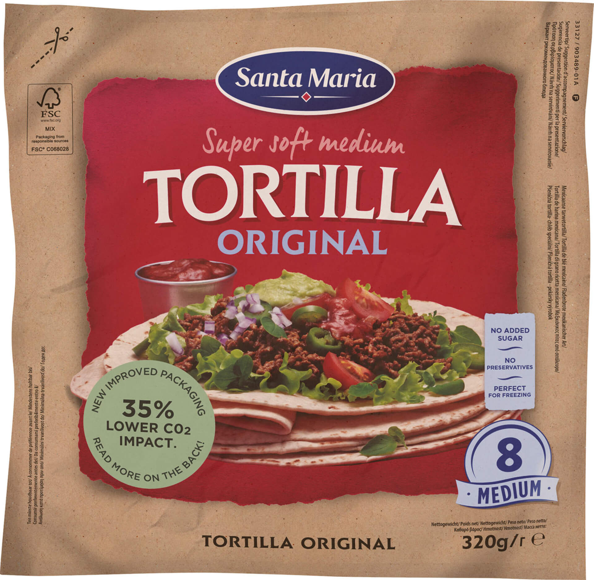 Levně Santa Maria Soft tortilla 320 g