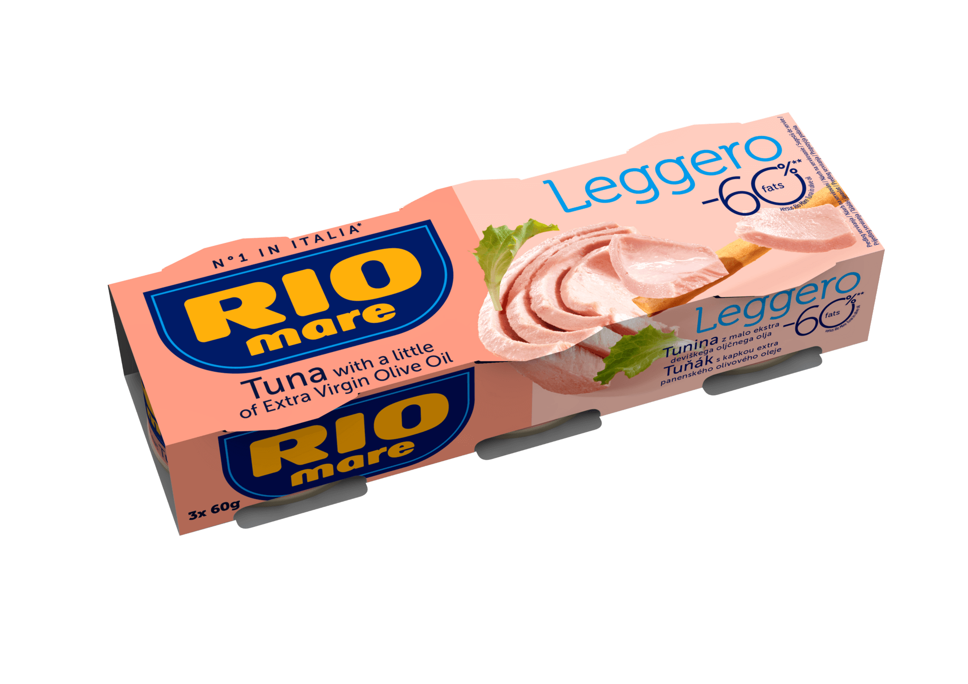 Levně Rio mare Tuňák Leggero 3 x 60 g