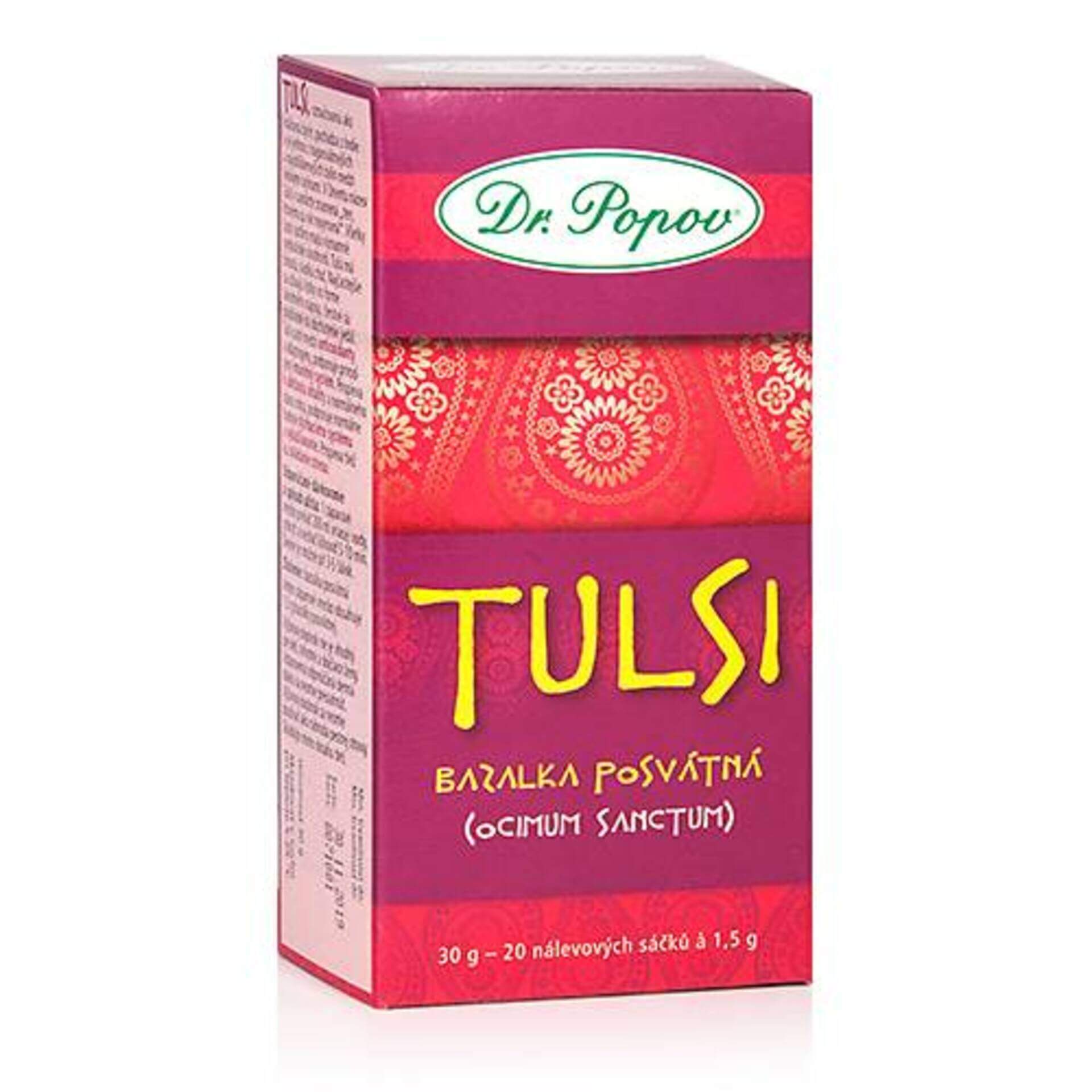 Levně Dr. Popov Tulsi bylinný čaj porcovaný 30 g