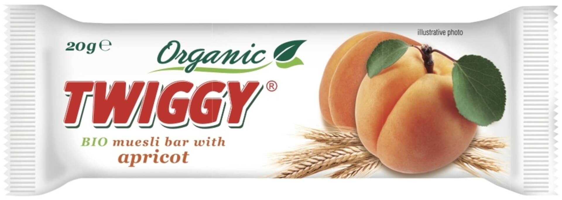 Levně Twiggy Müsli organic s meruňkami 20 g BIO