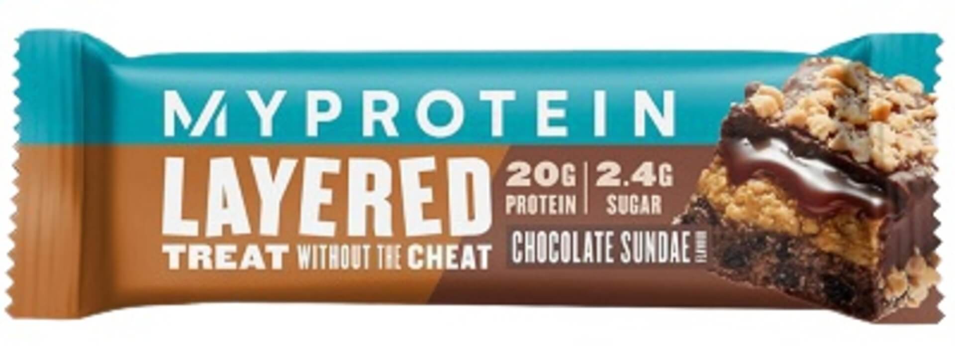 MyProtein Layered Protein Bar 60 g chocolate sundae