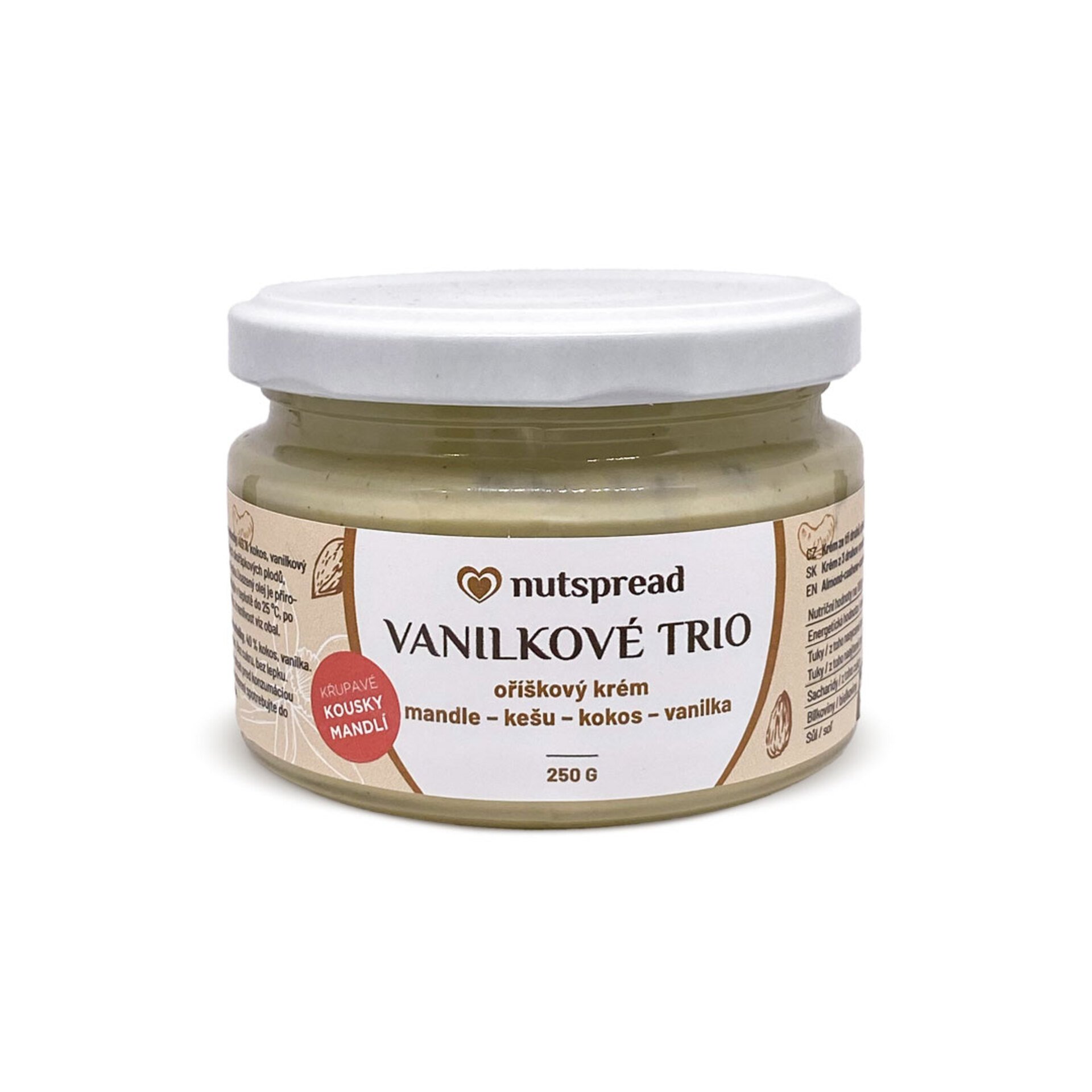 Nutspread Křupavé Trio s vanilkou 250 g