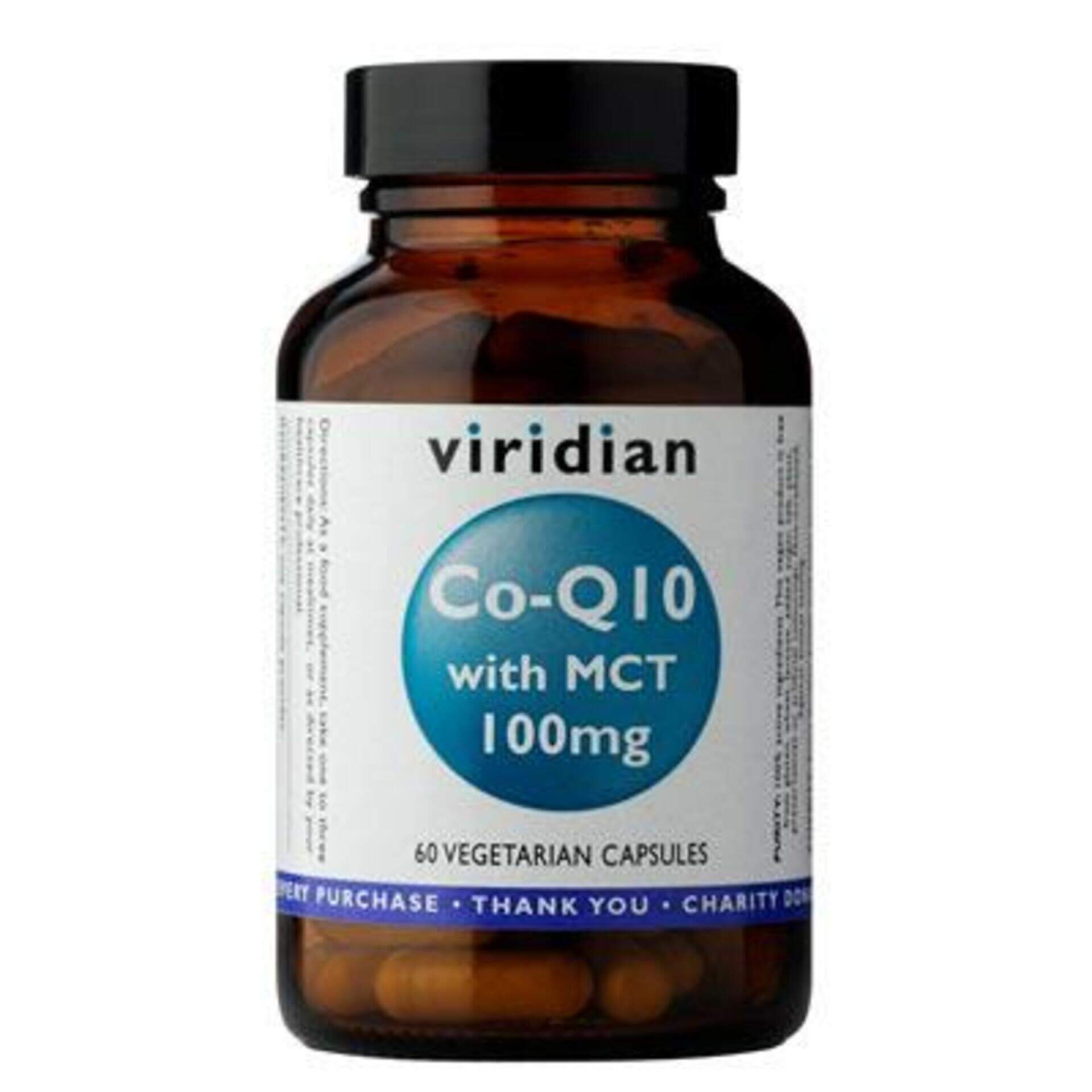 Levně Viridian co-enzym Q10 with MCT 30 kapslí