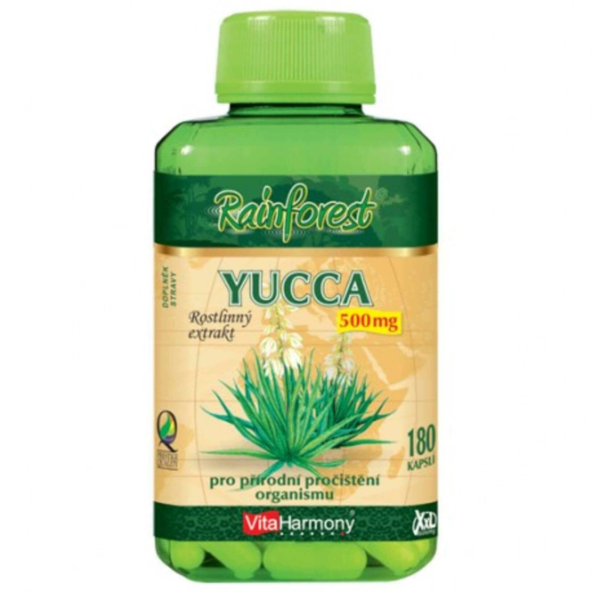 Levně VitaHarmony Yucca 500 mg - 180 kapslí