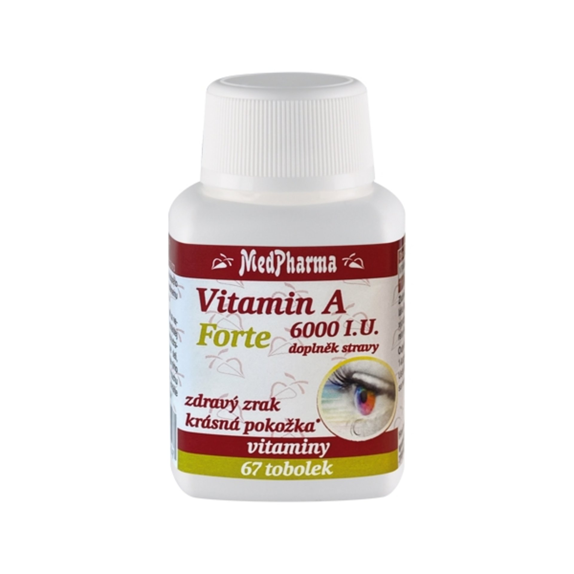 Levně MedPharma Vitamin A 6000 I.U. Forte 67 tablet