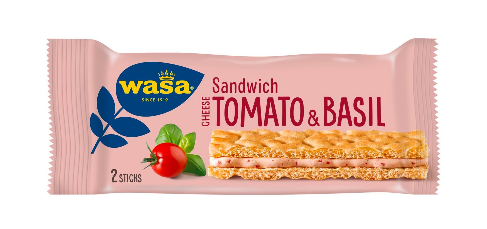 Levně Wasa Sandwich rajčata a bazalka 40 g