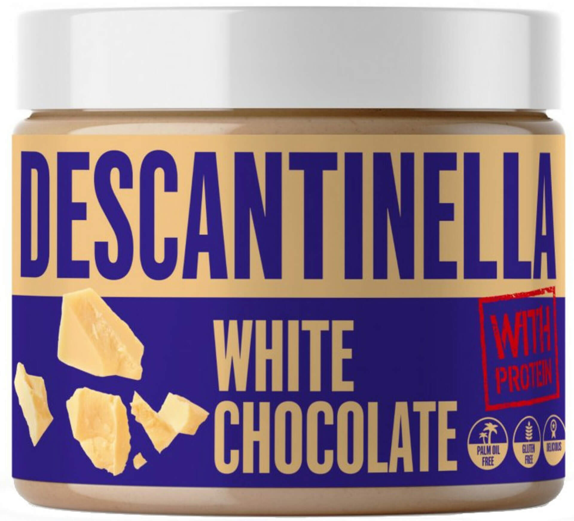Levně Descanti Descantinella Oříškový krém bílá čokoláda 300 g