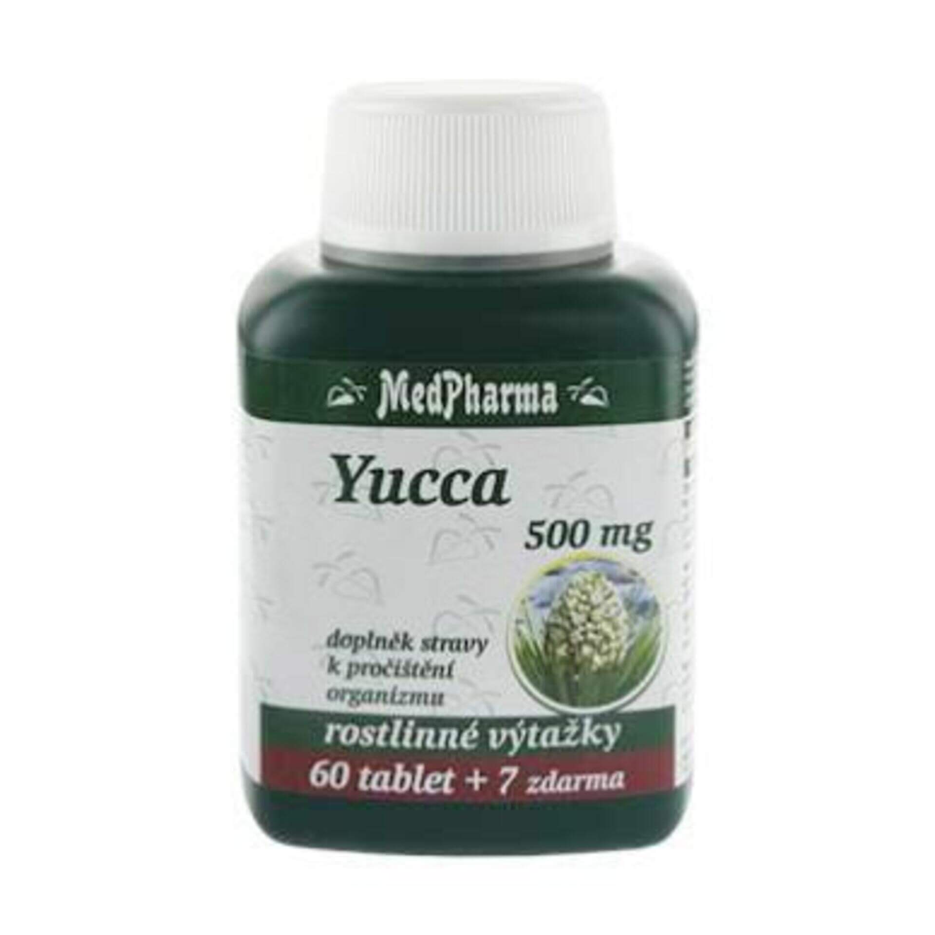 Levně MedPharma Yucca 500 mg 67 tablet