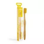 Nordics Bambusový zubní kartáček pro dospělé - žlutá 1 ks