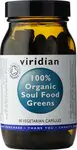 Viridian 100% Organic Soul Food Greens 90 kapslí