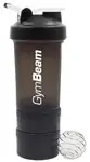 GymBeam Vícedílný šejkr Blend Bottle black white 600 ml