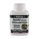 MedPharma Reishi 250 mg +hlíva ústřičná+maitake+shiitake 67 tablet