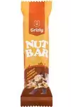 GRIZLY Nut bar mandle-kešu-lískové ořechy 40 g