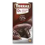 Torras Hořká čokoláda 72% 75 g