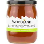 Woodland Smíšený tmavý med 500 g