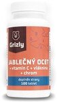 GRIZLY Jablečný ocet s vitamínem C, chromem a vlákninou 100 tablet