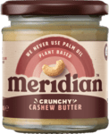 Meridian Kešu máslo křupavé 170 g