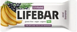 Lifefood Lifebar Tyčinka acai s banánem raw BIO 40 g