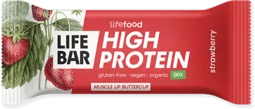 Lifebar Protein tyčinka jahodová BIO 40 g