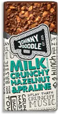 Johny Doodle Mléčná čokoláda, lískové ořechy a pralinky 150 g