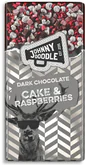 Johny Doodle Hořká čokoláda, brownie a maliny 150 g
