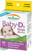 Jamieson Baby-D™ Vitamín D3 400 IU kapky 11,7 ml kapky