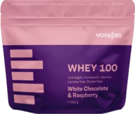 Voxberg Whey Protein 100 bílá čokoláda s malinou 990 g