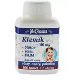 MedPharma Křemík 30 mg + biotin +selen + PABA 107 tablet