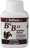 MedPharma B6, B12 a kyselina listová 107 tablet