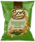 Bon Chance Chlebové chipsy s jarní cibulkou a zakysanou smetanou 60 g