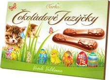 Carla Čokoládové jazýčky Velikonoce mléčné 100 g