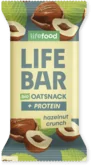 Lifefood Lifebar Oat snack protein s lískovými oříšky BIO 40 g