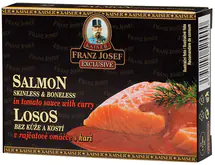 Franz Josef Kaiser Losos v rajčatové omáčce s kari 110 g