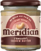 Meridian Kešu máslo jemné 170 g