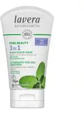 Lavera Pure Beauty Čistící gel, peeling a maska 3v1 125 ml