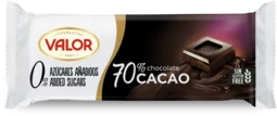 Valor Čokoláda bez cukru hořká 70% 35 g