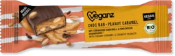 Veganz Čokoládová tyčinka s arašídy a karamelem BIO 50 g