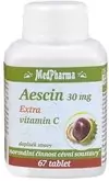 MedPharma Aescin 30 mg a extra vitamín C 67 tablet