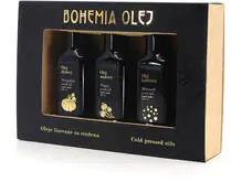 Bohemia olej Dárkové balení olejů dýně, mák, hořčice 3 x 100 ml