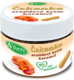 4Slim Čekankový arašídový krém Slaný karamel 250 g