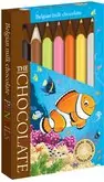 The Chocolate Čoko pastelky mléčné - motiv ryby 100 g